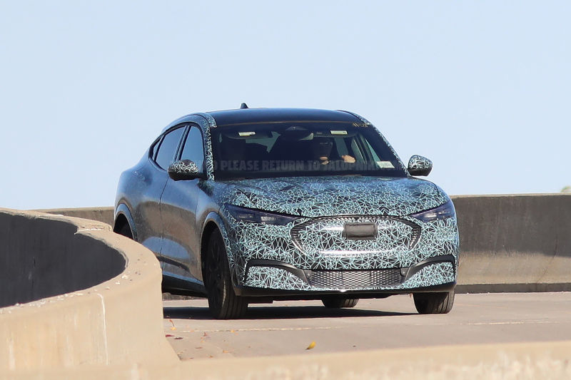 Illustration for article titled This Is The Ford 'Mustang-Inspired' SUV Caught Almost Totally Undisguised